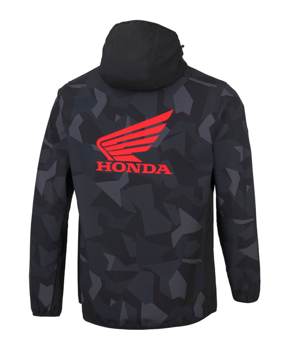 VESTE SOFTSHELL HONDA CAPSULE 2026 NOIR GRIS