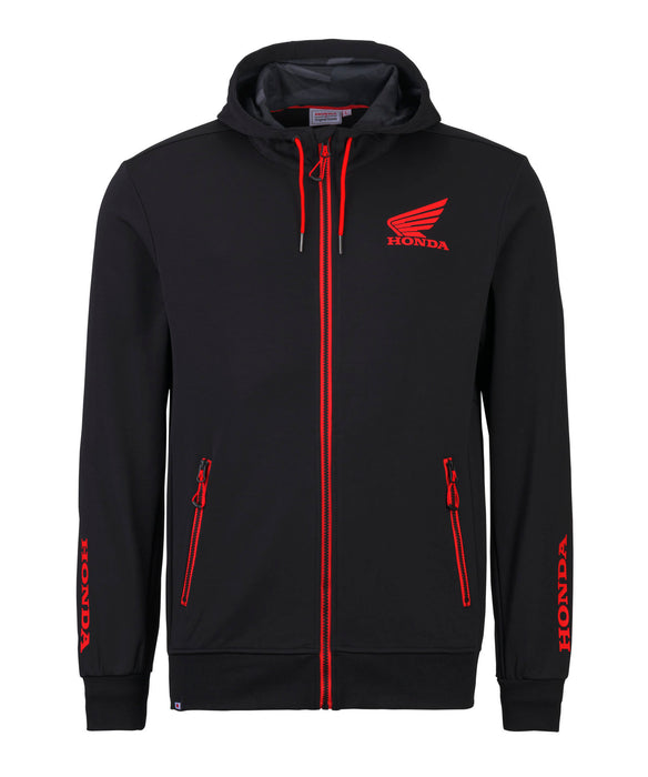 SWEAT A CAPUCHE HONDA CAPSULE 2026 NOIR ROUGE