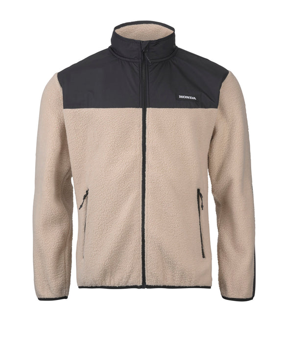 CARDIGAN SHERPA HONDA BEIGE NOIR