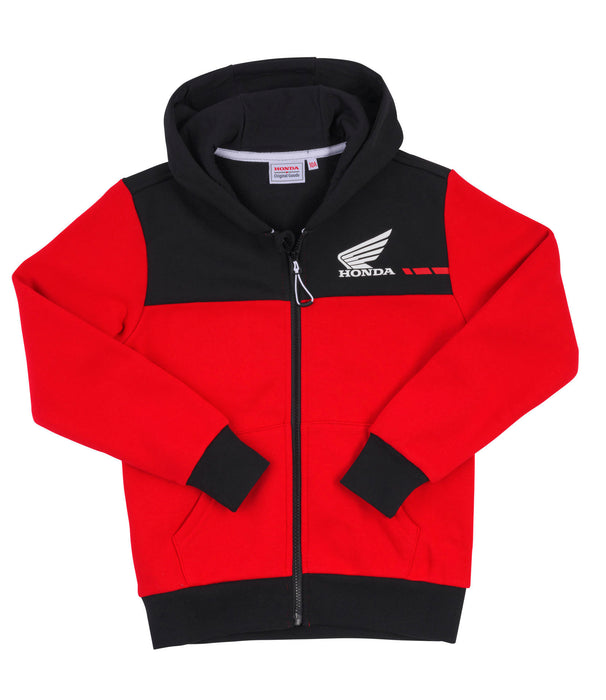 SWEAT CAPUCHE TEAMS HONDA KID 2026 ROUGE NOIR
