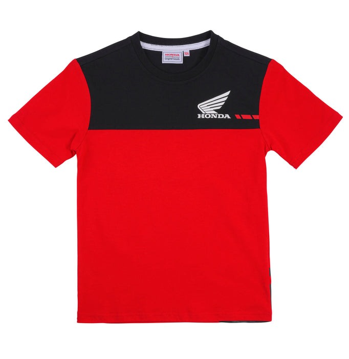 T-SHIRT TEAMS HONDA KID 2026 ROUGE NOIR