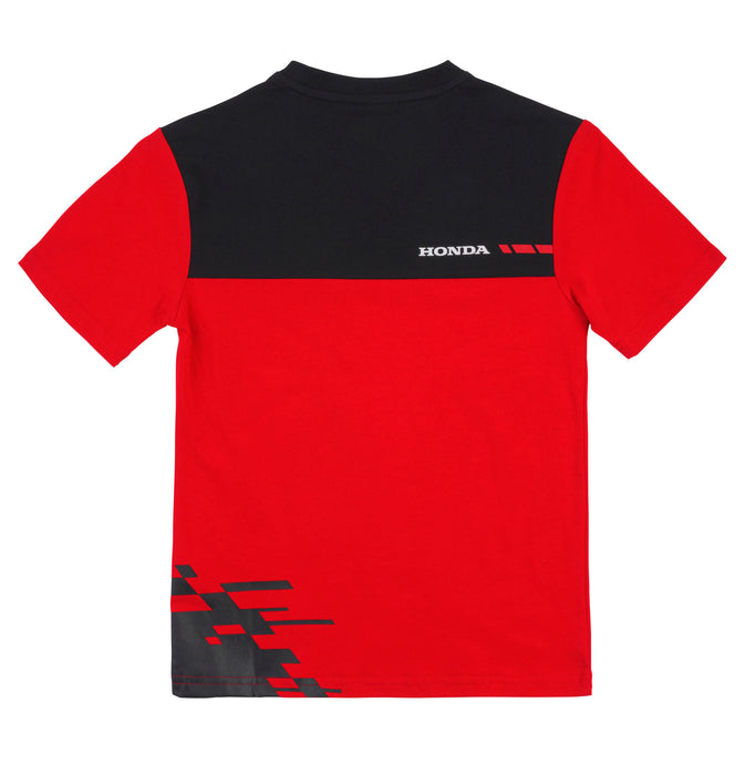 T-SHIRT TEAMS HONDA KID 2026 ROUGE NOIR