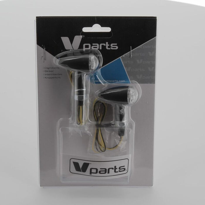 CLIGNOTANTS V PARTS SHELL LED NOIR UNIVERSEL