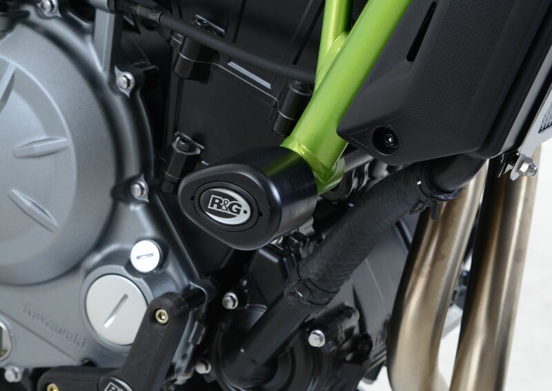 TAMPONS DE PROTECTION R&G RACING AERO NOIR KAWASAKI Z650