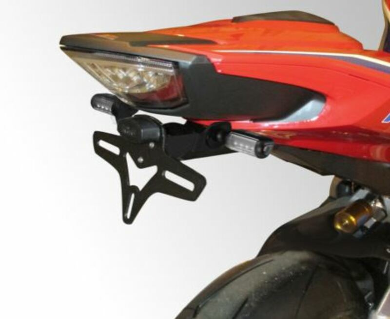 SUPPORT DE PLAQUE BIHR R&G RACING NOIR HONDA CBR1000RR