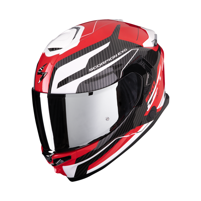CASQUE INTEGRAL SCORPION EXO GT SP AIR FLEX NOIR ROUGE FLUO