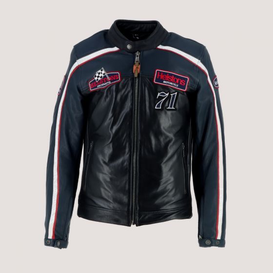 BLOUSON CUIR HELSTONS FORMULA SPORT