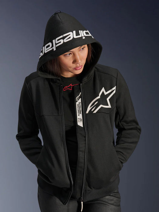 SWEAT A CAPUCHE ALPINESTARS STELLA CHROME V2