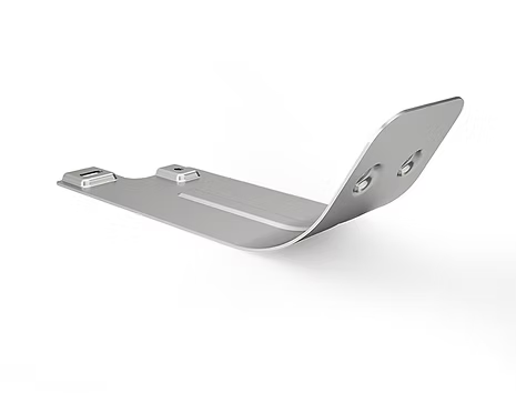 SABOT MOTEUR ALU POUR TWINS 650 ARGENT