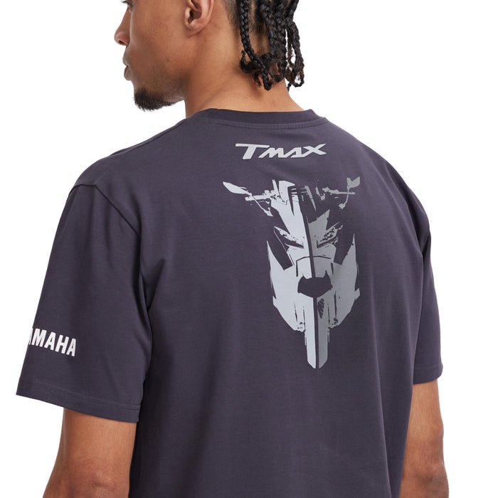 T-Shirt Route Imprimé Pour Hommes Trace De Frein Pneus Voiture Noir T-Shirt Route Imprimé Pour Hommes Trace De Frein Pneus Voiture Noir