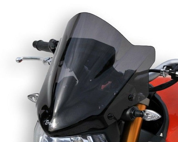SAUT DE VENT SPORT 25 CM COULEUR GRIS SATIN ERMAX POUR MT09/ FZ9 2014-2016