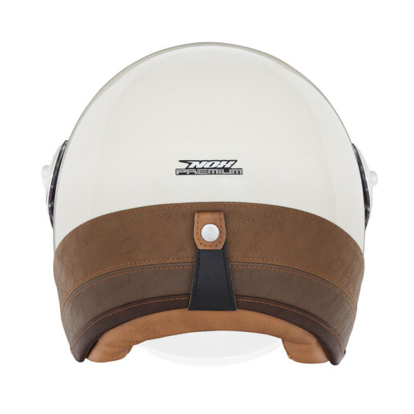 CASQUE JET NOX PREMIER HERITAGE CUIR