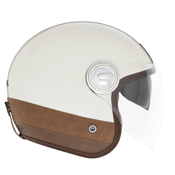CASQUE JET NOX PREMIER HERITAGE CUIR