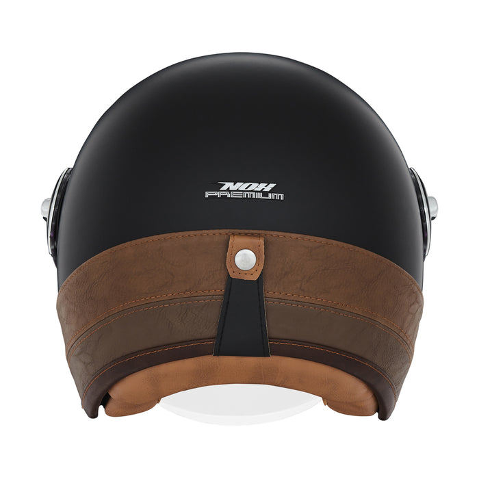 CASQUE JET NOX PREMIER HERITAGE CUIR