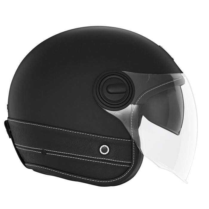 CASQUE JET NOX PREMIER HERITAGE CUIR