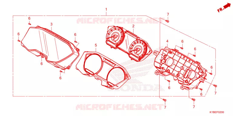 ENSEMBLE COMPTEUR COMPLET HONDA ORIGINE FORZA 250