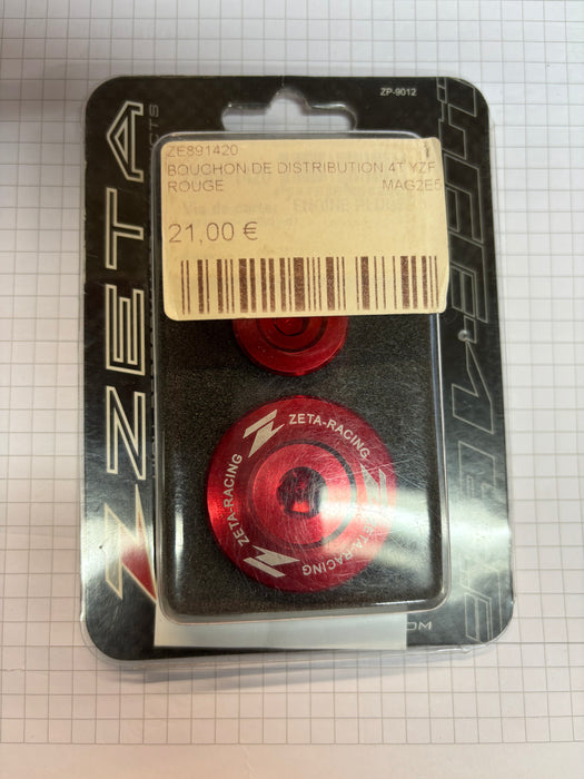 BOUCHON DE DISTRIBUTION 4T YZF ROUGE