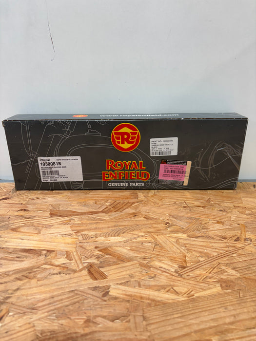 RETROVISEUR GAUCHE NOIR ROYAL ENFIELD POUR INTERCEPTOR ET CONTINENTAL 650