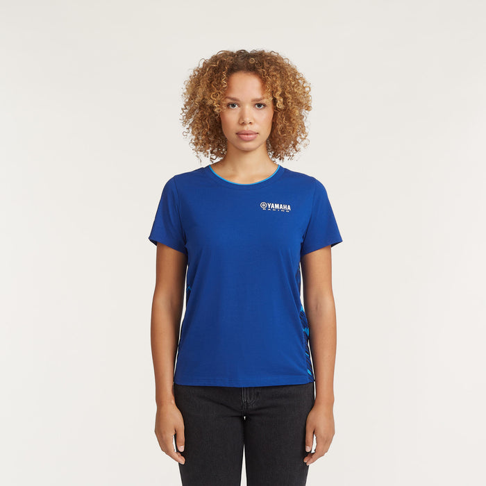 TEE SHIRT YAMAHA FEMME PADDOCK ESSENTIEL BLEU 2026