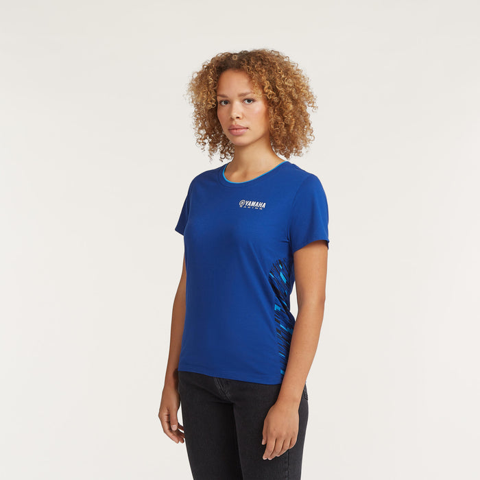 TEE SHIRT YAMAHA FEMME PADDOCK ESSENTIEL BLEU 2026