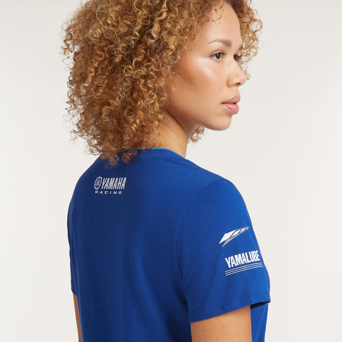TEE SHIRT YAMAHA FEMME PADDOCK ESSENTIEL BLEU 2026