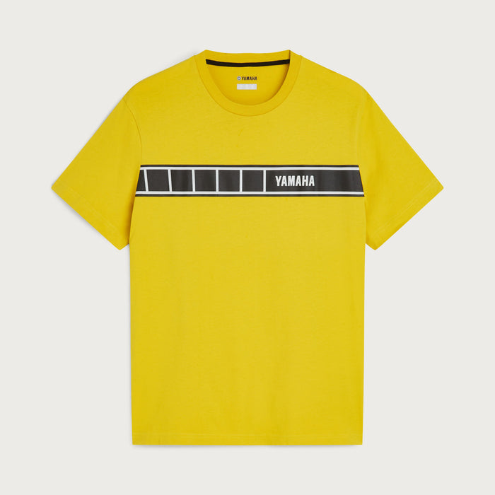 TEE SHIRT YAMAHA SPORT HERITAGE JAUNE NOIR UNISEXE 26