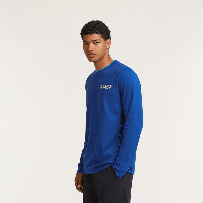 TEE SHIRT MANCHES LONGUES YAMAHA PADDOCK BLUE TEAM 2026