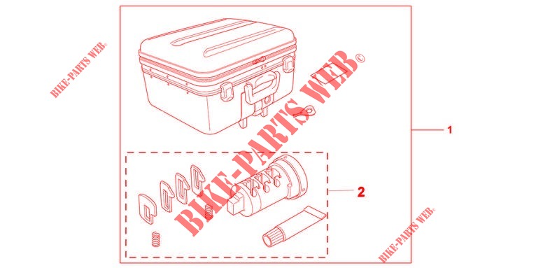 TOP BOX 26L HONDA CROSSTOURER VFR1200X 2012/13