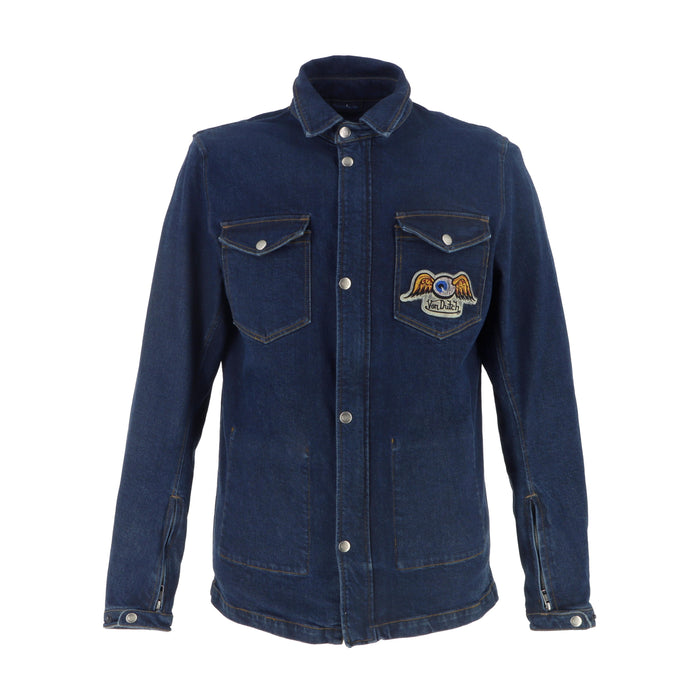 SURCHEMISE HELSTONS VON DUTCH CAPTAIN BLEU DIRTY