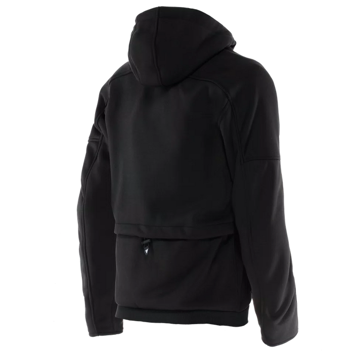 SWEAT A CAPUCHE ZIPPE MOTO DAINESE FEMME DAEMON-X SAFETY NOIR BLANC