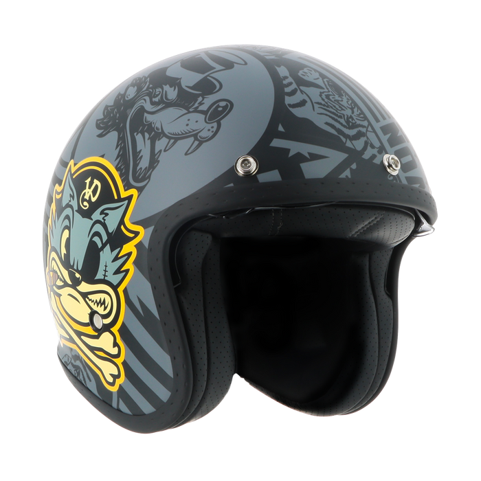 CASQUE JET HELSTONS X VON DUTCH