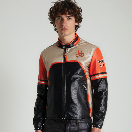 BLOUSON CUIR HELSTONS INDIANAPOLIS