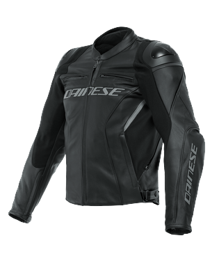 BLOUSON CUIR DAINESE RACING 4 NOIR NOIR