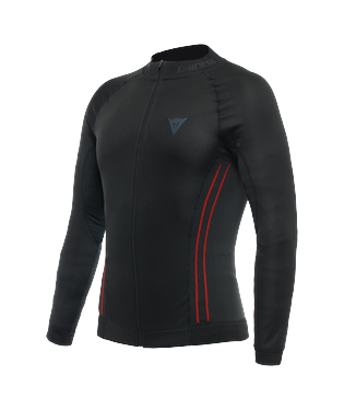 MAILLOT THERMIQUE DAINESE NO WIND THERMO LS NOIR ROUGE