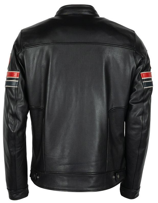 BLOUSON CUIR HELSTONS ELRON NOIR - motoland