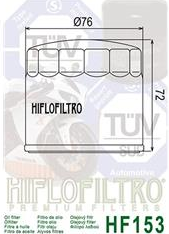 FILTRE A HUILE HF153 - motoland