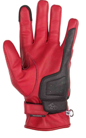GANTS HELSTONS CUIR MORA AIR BORDEAUX BLANC GRIS NOIR — Motoland
