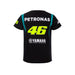 TEE SHIRT YAMAHA VR46 PETRONAS REPLICA NOIR - motoland