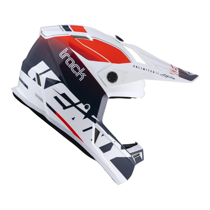 CASQUE KENNY TRACK 2022 PATRIOT BLANC ROUGE BRILLANT - motoland