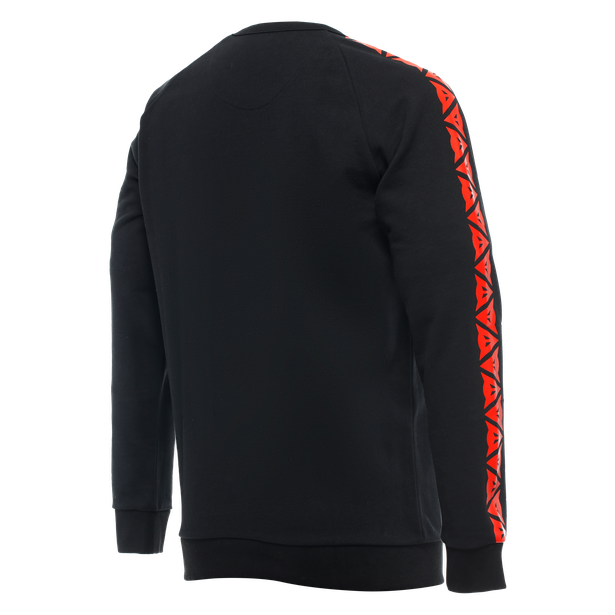SWEATER DAINESE STRIPES NOIR ROUGE FLUO