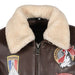 BLOUSON CUIR HELSTONS ESCADRON MARRON - motoland