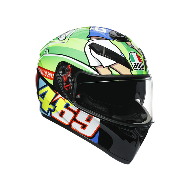 CASQUE AGV K3 SV TOP ROSSI MUGELLO 2017 - motoland