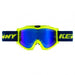 LUNETTES TRACK + ADULT BLUE NEON YELLOW - motoland