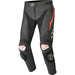 PANTALON CUIR ALPINESTARS TRACK V2 NOIR ROUGE - motoland