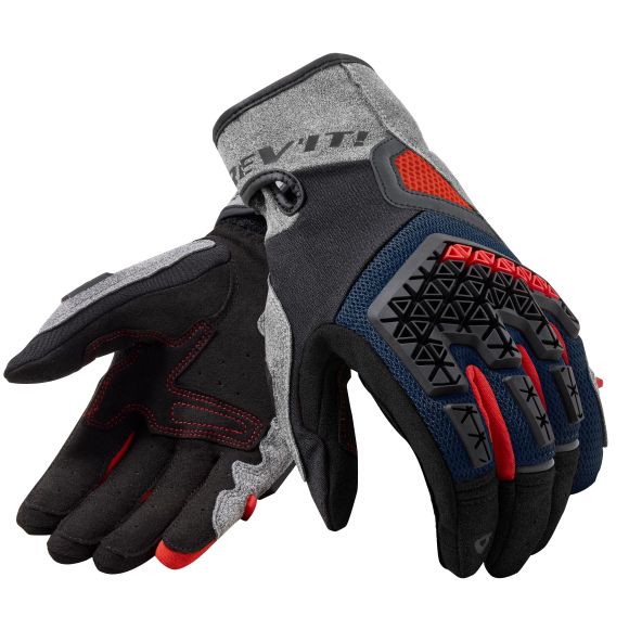 GANTS REV-IT MANGROVE ARGENT ROUGE BLEU