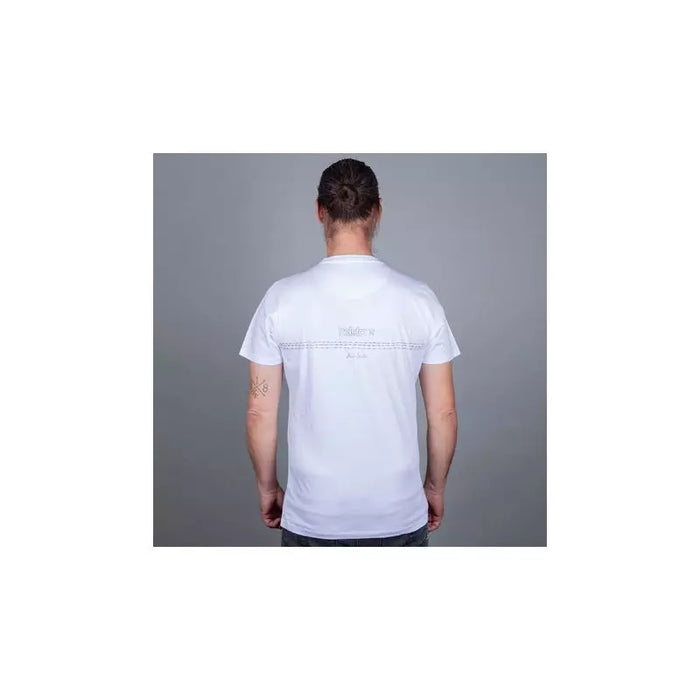 TEE SHIRT HELSTON EVASION COTON  BLANC