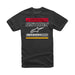 TEE SHIRT ALPINESTARS QUATTRO NOIR - motoland