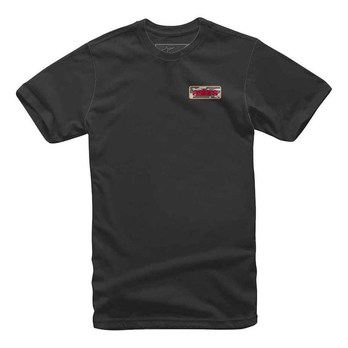 TEE SHIRT ALPINESTARS SALUTATION NOIR - motoland