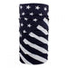 TOUR DE COU ZAN HEADGEAR TUBE NOIR BLANC  FLAG - motoland