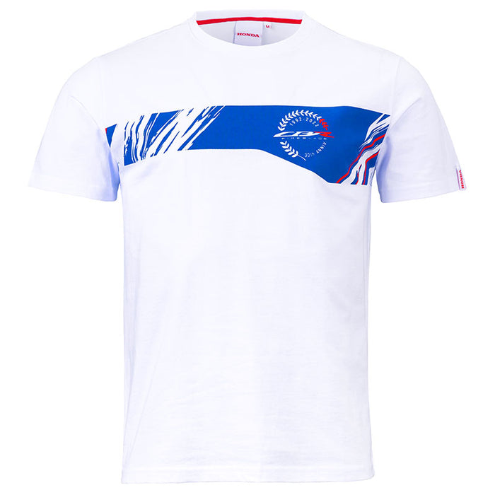 TEE SHIRT HONDA CBR 30TH ANNIVERSAIRE BLANC